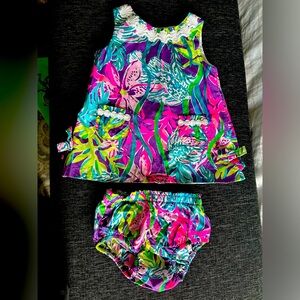 Baby Lilly Pulitzer Infant Shift Dress - size 6-12 months